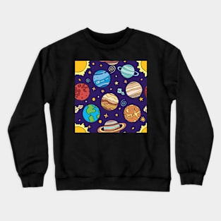 Solar system Crewneck Sweatshirt